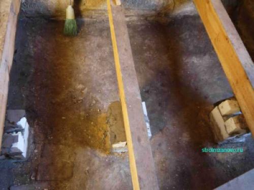 Расстояние между полом и землей. Гидроизоляция подпольного пространства в частном доме