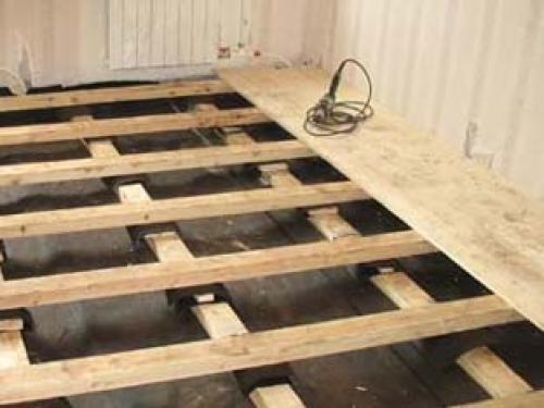 Брус для лаг пола. Выбор сечения. Шаг установки. Геометрические ориентиры. Способы соединения