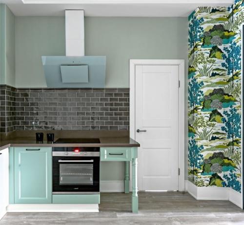 Обои с цветами на стену. Обои с мелкими и крупными цветами в интерьере 05