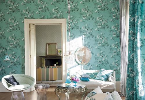 Обои с цветочным рисунком. Обои в цветочек в интерьере квартиры или дома 09