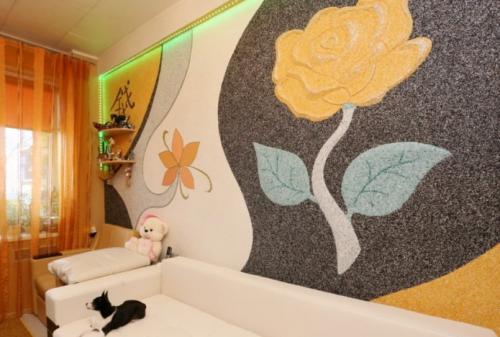 Цветочные обои в интерьере. Виды цветочных обоев 07 Цветочные обои в интерьере. Виды цветочных обоев 07