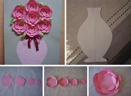 Объемные цветы из бумаги своими руками. Цветы из бумаги со схемами и шаблонами для вырезания