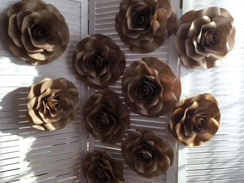 Цветы из бумаги на стену своими руками. Как сделать цветы из бумаги на стену 08