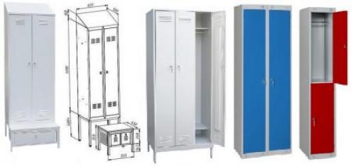 Список шкафчиков в раздевалке. Обзор мебели в раздевалки, особенности моделей