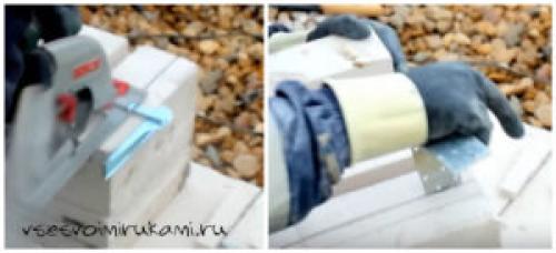 Чем штробить пеноблок под арматуру. Штробление газобетонных блоков для последующего армирования стен.