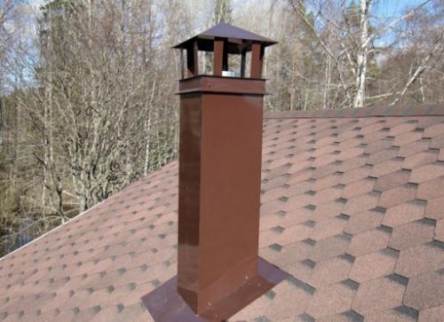 Чем облицевать трубу дымохода. Отделка дымохода на крыше