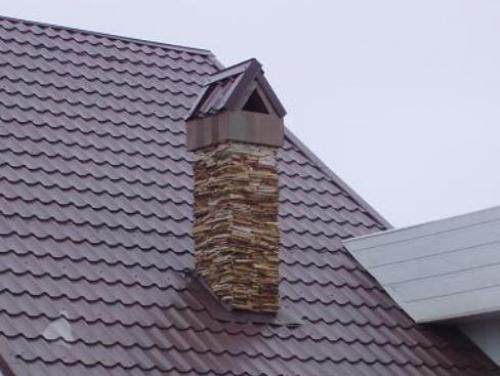 Чем облицевать трубу дымохода. Отделка дымохода на крыше