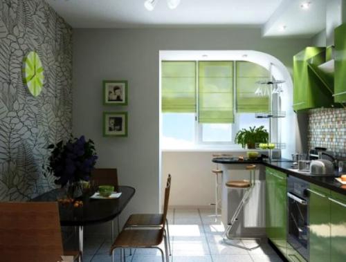 Можно ли снести стену между кухней и коридором. Как совместить кухню с лоджией