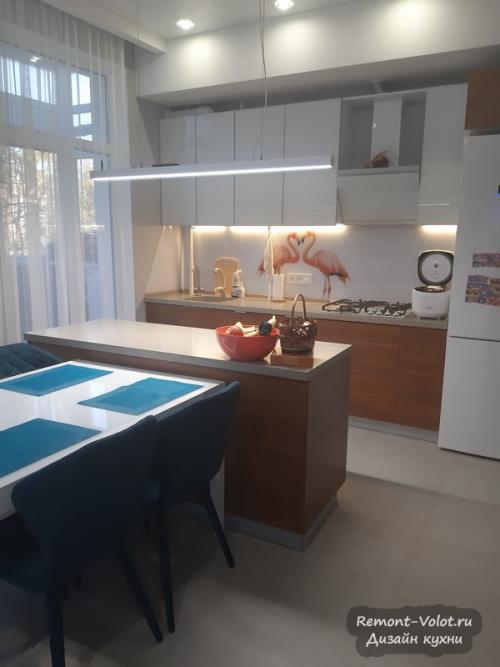 Перепланировка и объединение кухни с гостиной. Тонкости объединения кухни с другой комнатой 23