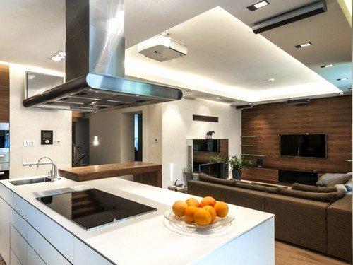 Перепланировка и объединение кухни с гостиной. Тонкости объединения кухни с другой комнатой 02 Перепланировка и объединение кухни с гостиной. Тонкости объединения кухни с другой комнатой 02