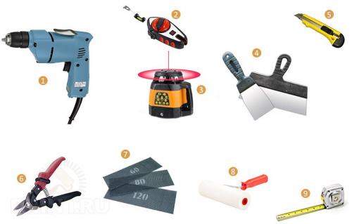 Как обшить стены гипсокартоном. Фиксирование на монтажную пену 09