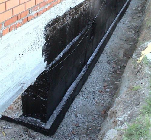 Фундамент без гидроизоляции. Методы гидроизоляции