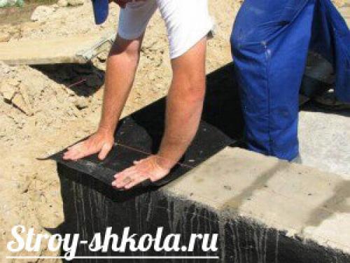 Горизонтальная гидроизоляция фундамента