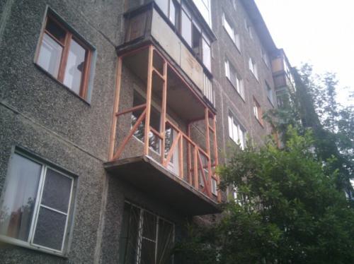 Как изготовить каркас для отделки лоджии. Как я делал балкон. Част.