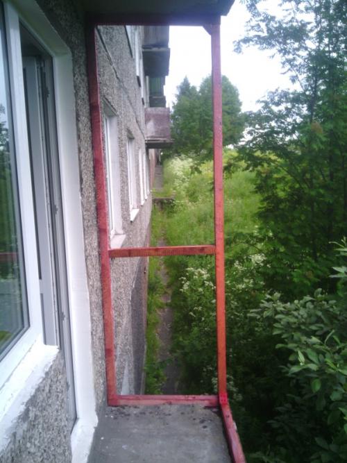 Как изготовить каркас для отделки лоджии. Как я делал балкон. Част.