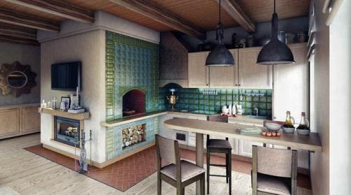 Печь в интерьере. Виды конструкций, которые используются наши дни