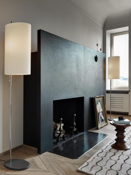 Камин в интерьере гостиной. Выбираем модель: популярные варианты по типу установки 10