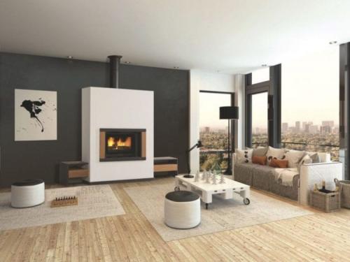 Камин в гостиной дизайн. Дизайн интерьера гостиной с камином