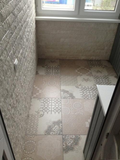 Плитка на пол на балконе своими руками. Отделка балкона плиткой: надежно и долговечно! 02