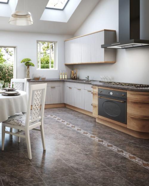 Плитка на пол на кухню. Дизайн плитки на кухне: 5 советов, как правильно выбрать напольную плитку