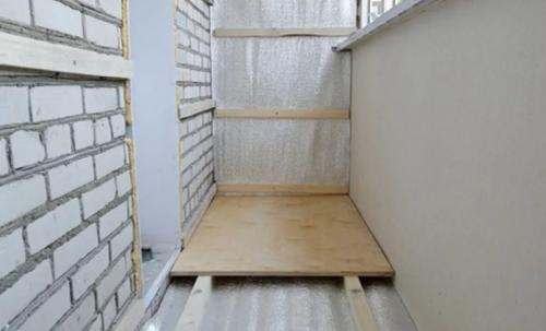 Пол на балконе своими руками пошаговая инструкция. Как сделать пол на балконе своими руками