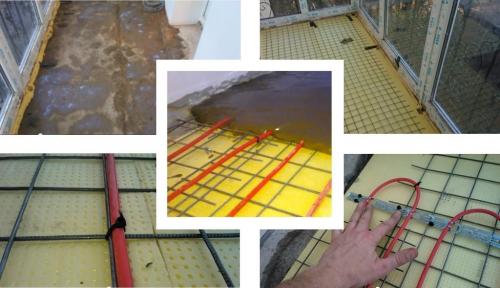 Как сделать стяжку пола на балконе. Жидкая стяжка пола на лоджии 09