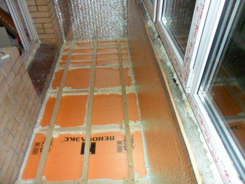 Как поднять пол на балконе под плитку. Как можно поднять пол на балконе