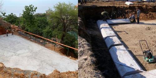 Как правильно установить подушки в цоколе. Виды фундаментных подушек