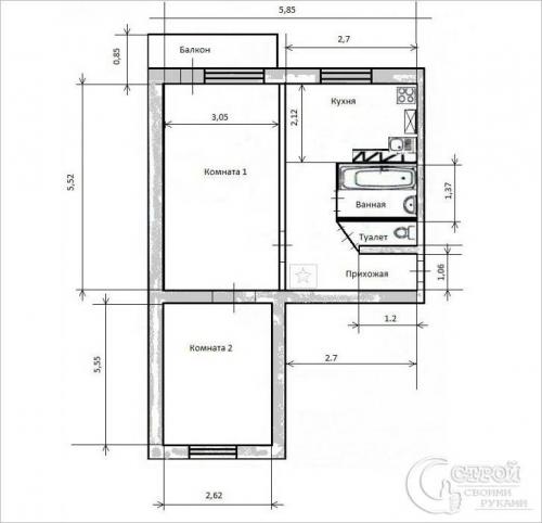 Как определить несущие стены в доме. Несущая стена –, что это такое 01