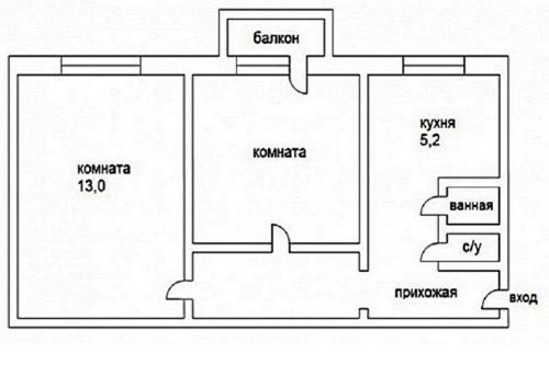 Перепланировка квартиры в хрущевке. Квартира хрущевка 05 Перепланировка квартиры в хрущевке. Квартира хрущевка 05
