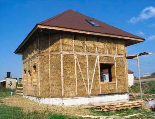 Глинобитный дом своими руками. 5 Добавки в строительную смесь 08