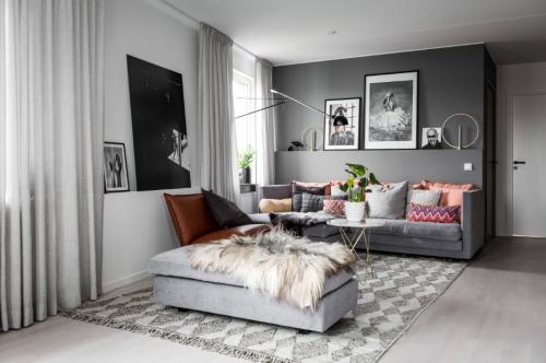 Интерьер в серых тонах гостиная. Варианты цветового решения в серой гостиной