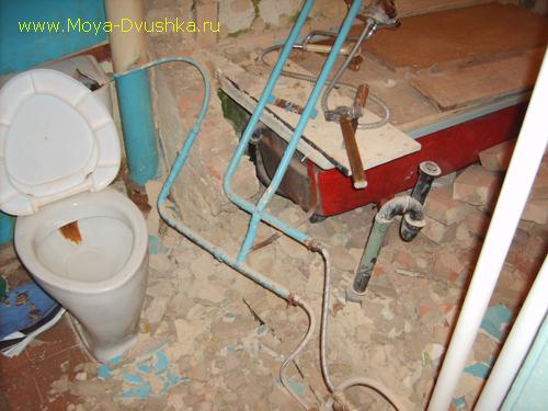 Сломать стену в ванной. Снос перегородки между ванной и туалетом