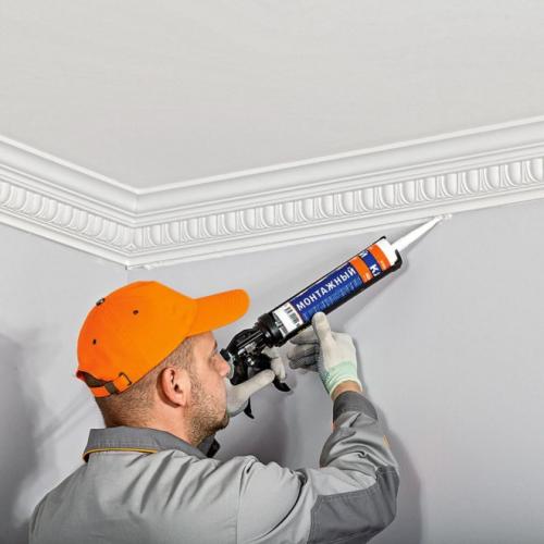 Как приклеить молдинг на стену без помощи профессионала. Пошаговый инструктаж