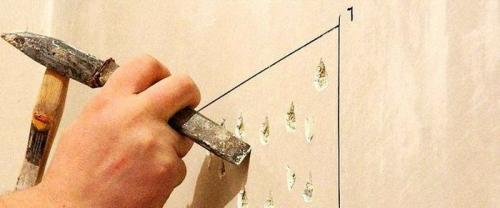 Подготовка под плитку новых поверхностей. Очистка поверхности облицовки от кафеля и грунтовки