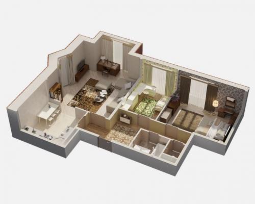 Какая планировка 3-комнатной квартиры является наиболее популярной. Планировка 3 комнатной квартиры: идеи планировки и варианты оформления просторных квартир с тремя комнатами (115 фото)