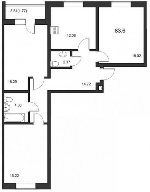 Как выбрать оптимальную планировку для 3-комнатной квартиры