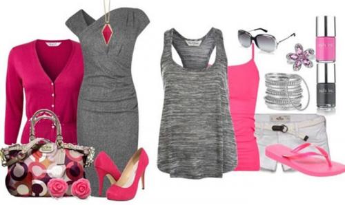 Сочетание цветов с серым в одежде. С какими цветами сочетается серый цвет в одежде