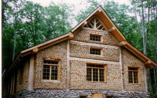 Экодом из дров и глины. Здания из дров: технология, плюсы и минусы, проекты домов из глиночурки
