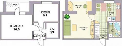 Какие факторы могут повлиять на решение переделать 2-комнатную квартиру в хрущевке в 3-комнатную. Однокомнатная хрущевка: перепланировка