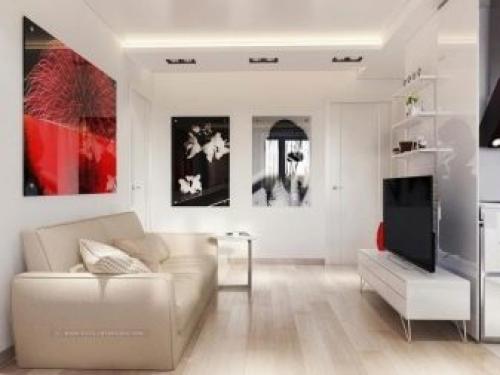 Планировка двухкомнатных квартир хрущевок. Идеи оформления интерьера 03