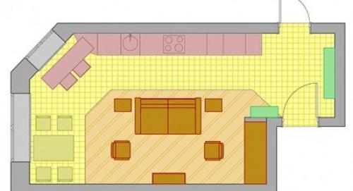 Варианты перепланировки двухкомнатной хрущевки. Три варианта перепланировки двухкомнатной хрущевки 14