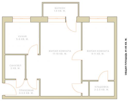Варианты перепланировки двухкомнатной хрущевки. Три варианта перепланировки двухкомнатной хрущевки