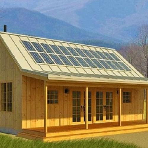 Каркасный дом своими руками. Ша.  Установка стен каркасного дома 07