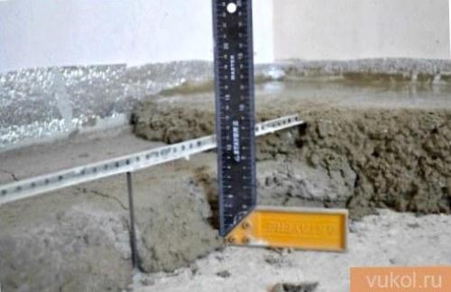 Поднять пол на 20 см. Поднять пол в квартире способом традиционной стяжки