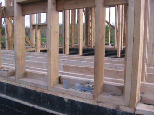 Соединение стен каркасного дома. Базовые и вспомогательные узлы каркасного дома