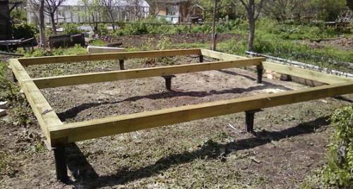 Постройка каркасного дома своими руками. Устанавливаем фундамент