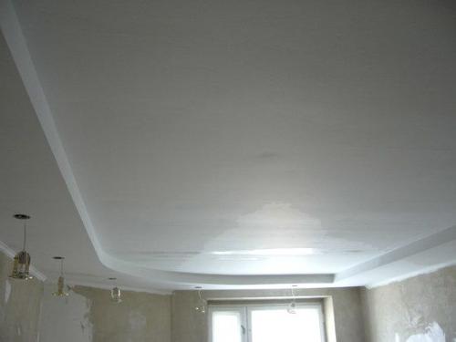 Как подготовить потолок к покраске, если он имеет неровности или повреждения. Самый легкий способ исправить неровности на потолке после окрашивания