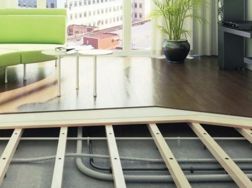 Пол на лагах минусы. Пол на регулируемых опорах для лаг: плюсы и минусы решения, варианты устройства