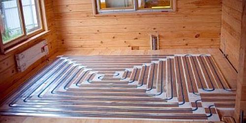 Теплый пол стяжка на деревянный пол. Как сделать теплый пол в деревянном доме своими руками — монтаж водяной и инфракрасной системы